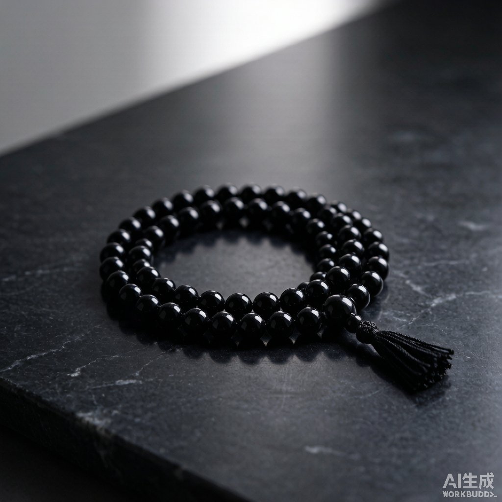 Obsidian Mala 3