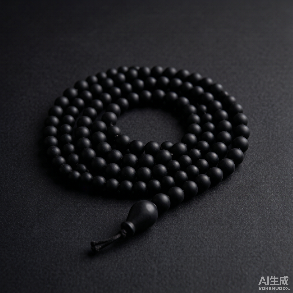 Obsidian Mala