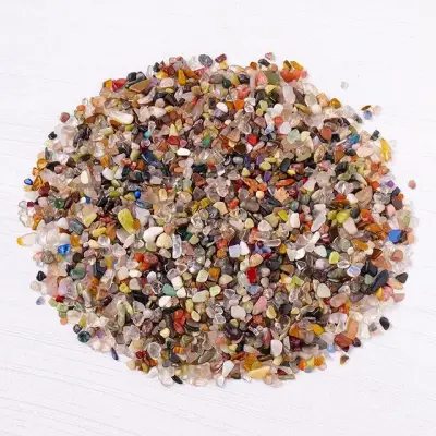 Serpihan Kristal Biru Diperkaya Warna 10