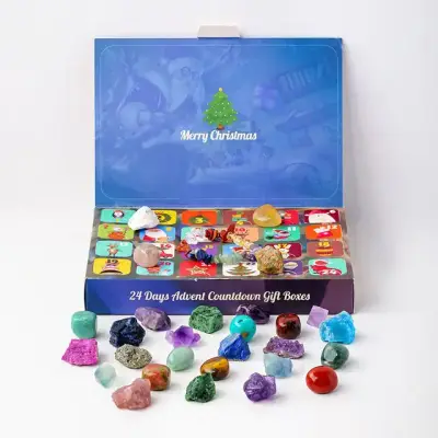 Kotak Buta Kristal Advent (24 Grid) 12
