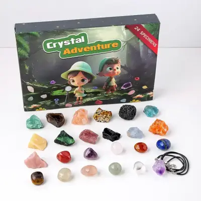 Kotak Buta Kristal Advent (24 Grid) 10