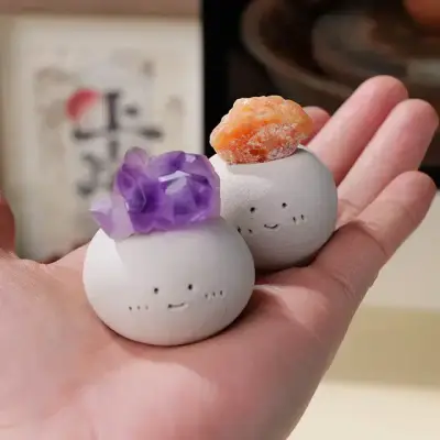 Patung Kacang Kristal 3