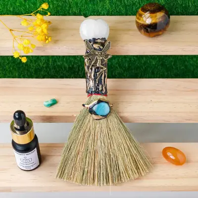 Crystal Heart Magic Broom 12