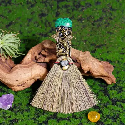 Crystal Heart Magic Broom 16