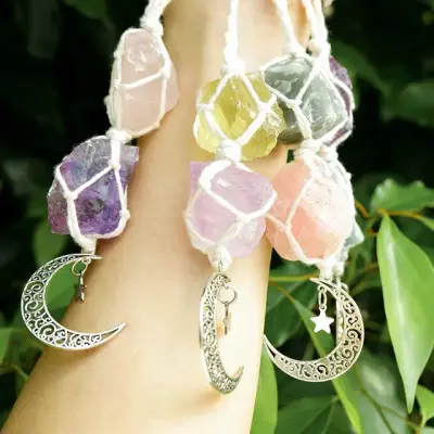 Crystal Net Pendant Charm 3