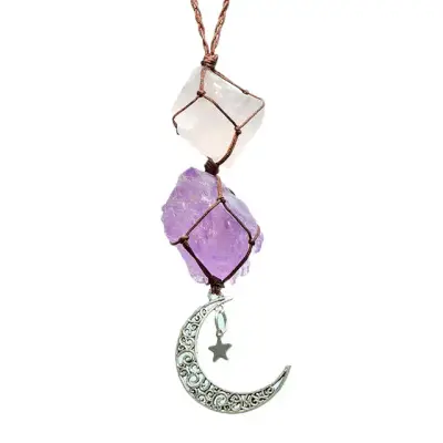 Crystal Net Pendant Charm 4