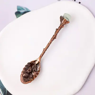 Carved Crystal Spoon 14