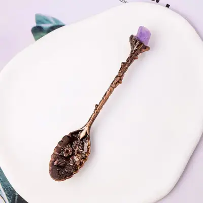 Carved Crystal Spoon 16