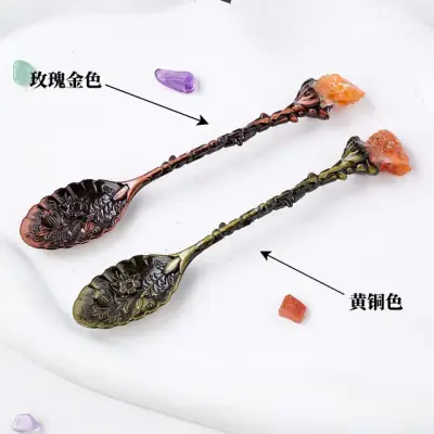 Carved Crystal Spoon 6