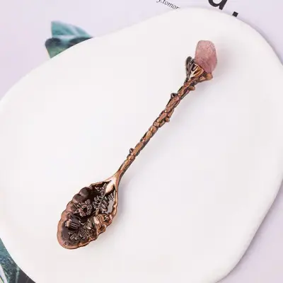 Carved Crystal Spoon 8
