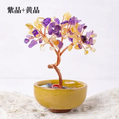 Pokok Kristal Buatan Tangan 10