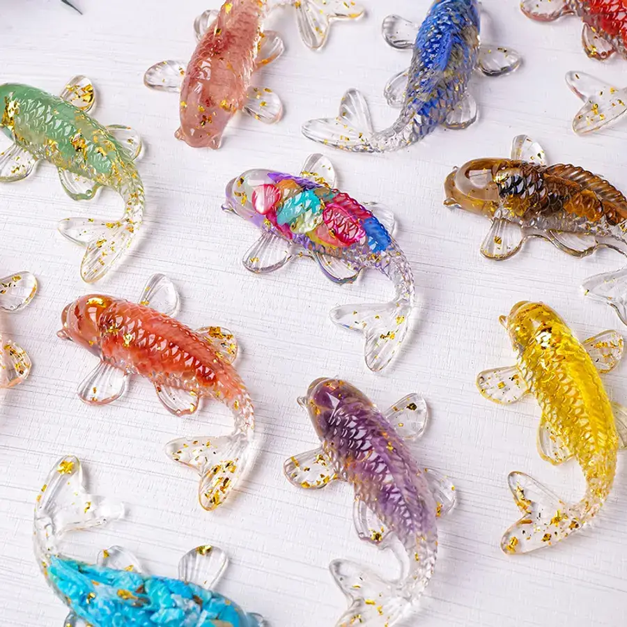 Hiasan Resin Ikan Koi
