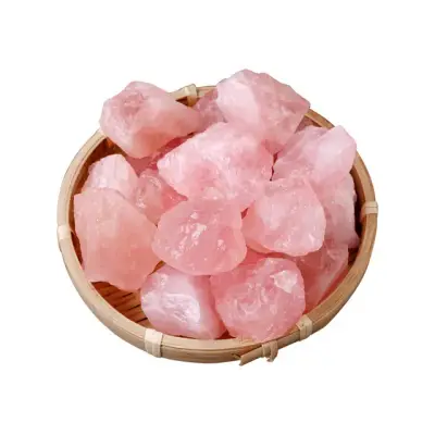 Serpihan Rose Quartz Mentah (Butir Besar) 4