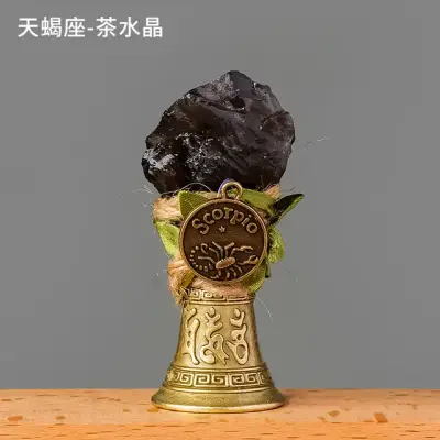 天然水晶十二星座小铃铛 16