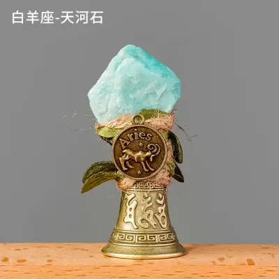 天然水晶十二星座小铃铛 17