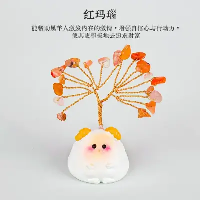 Pokok Kristal Zodiak Cina 12